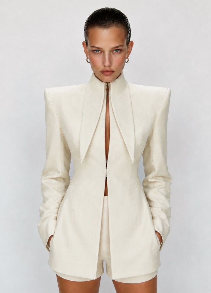 Roy Roger Suit Set White